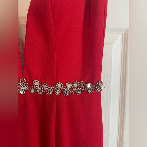 Red Rhinestone Prom/Wedding Dress - Picture 5 of 8